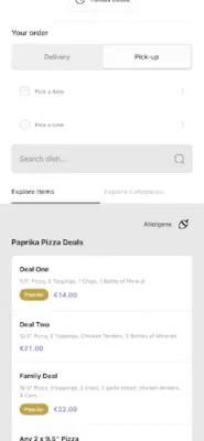 Paprika Pizza Newbridge android App screenshot 2